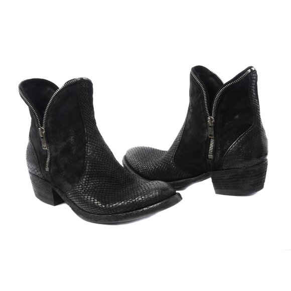 Pantanetti Modern Western Inspired Ankle Boot - Picture 3 of 5